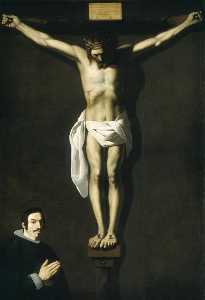 Christ Crucified, with the Sponsor