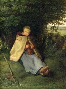 The Knitter, The Seated Shepherdess
