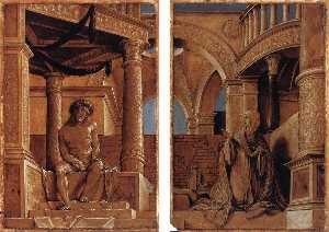 Diptych mit Christus und der Mater Dolorosa