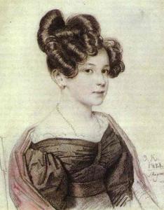 Portrait of A. A. Olenina