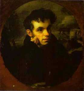 retrato de el poeta v . Un . Zhukovsky
