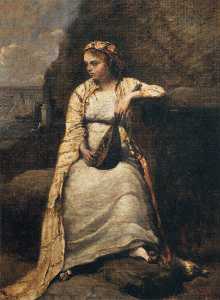 Haydée , jeune femme en robe grecque