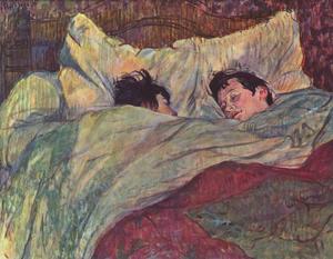 dos niñas in cama