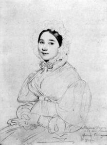 Madame Jean Auguste Dominique Ingres, geboren Madeleine Chapelle III