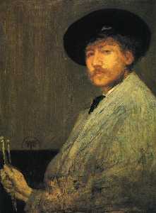 Arrangement in Gray, Portrait of the Painter