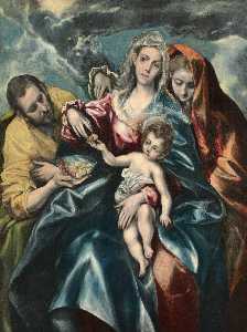 sainte famille avec marie madeleine