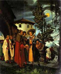 il partenza di st . Florian ( pannello dall altare st . Florian )