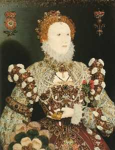 伊丽莎白一世 的  鹈  肖像