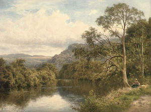 ON THE RIVER CONWAY NEAR BETTWS-Y-COED