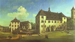 Courtyard Of The Castle At Koningstein From The South