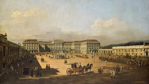 Das Kaiserliche Lustschloss Schönbrunn, Ehrenhofseite