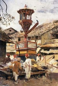 Скворечник а также  базар  -   Ахмедабаде  индия