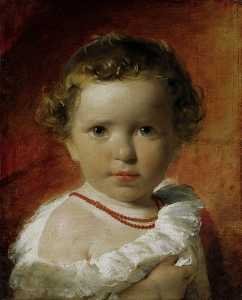 портрет принцессы каролины фон лихтенштейн в возрасте полтора