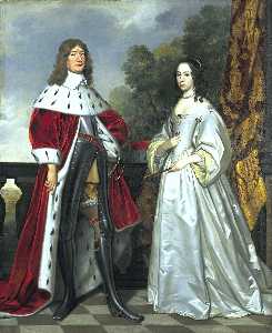フリードリヒヴィルヘルム世とルイーズアンリエットの二重肖像画