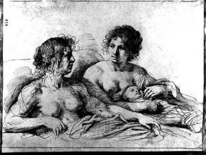Two Women and an Infant