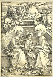 La Sainte Famille avec Sainte Anne et Saint Johachim