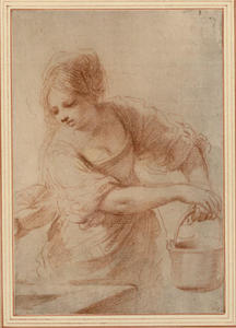 Woman with kettle