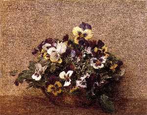 Bouquet of Flowers. Pansies
