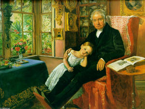 Джеймс Уайт и его внучка Мария