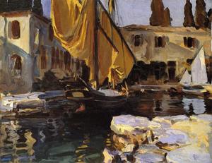 Barco con The Golden Sail, San Vigilio