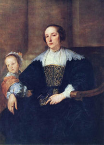Colyn德诺尔的妻子和女儿