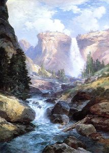Chute d eau dans le Yosemite