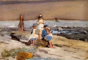 bambini sulla spiaggia