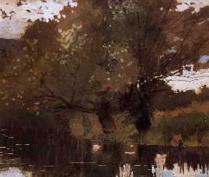 pond et willows , Houghton Ferme