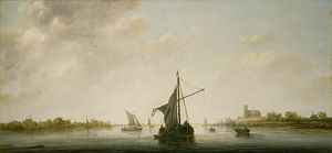 Une Vue de la Meuse à Dordrecht