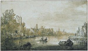 Utrecht avec la rivière Vecht et l Pellekussenport