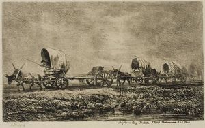 Covered Wagons (Souvenir of the Morvan)