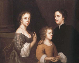 Maria Beale con lei famiglia