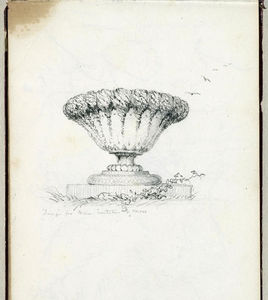 Design for a Vase with Imitation of Moss