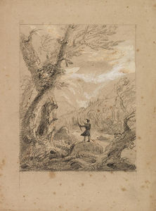 Landscape with Indian
