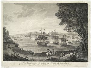 MacDonough's vittoria Lago Champlain , e la sconfitta dell esercito britannico a plattsburg per genl . Macomb , Septr . 11th . 1814