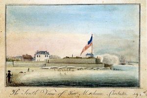 The South View of Fort Mechanic, Charleston, July 4th 1796
