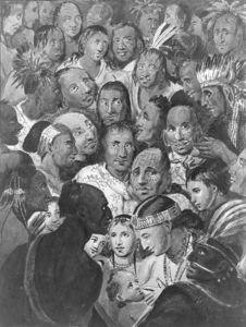 Tableau of Indian Faces