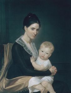 太太马里努斯威利特和她的儿子马里努斯，小