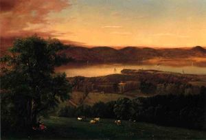 View of the Hudson from Sing-Sing, New York