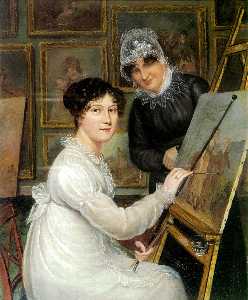 Self-Portrait with Mother