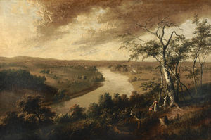 Landscape with Curving River