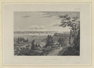 Plate 16th. New York, from Weehawk