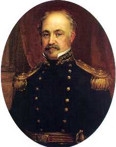 retrato del general john a . Sutter