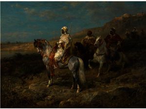 Arab Scouts On Horseback