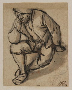 Peasant Seated On The Ground