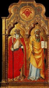 Saint Benoît et saint Pierre