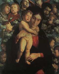 Мадонна с младенцем с  Херувимы