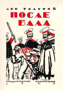 Libro copertina di dopo il palla da leo Tolstoj