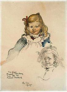 Portrait Of August Strindberg's Daughter Anne-Marie