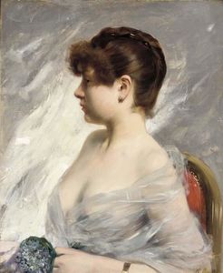 Portrait of a young beauty